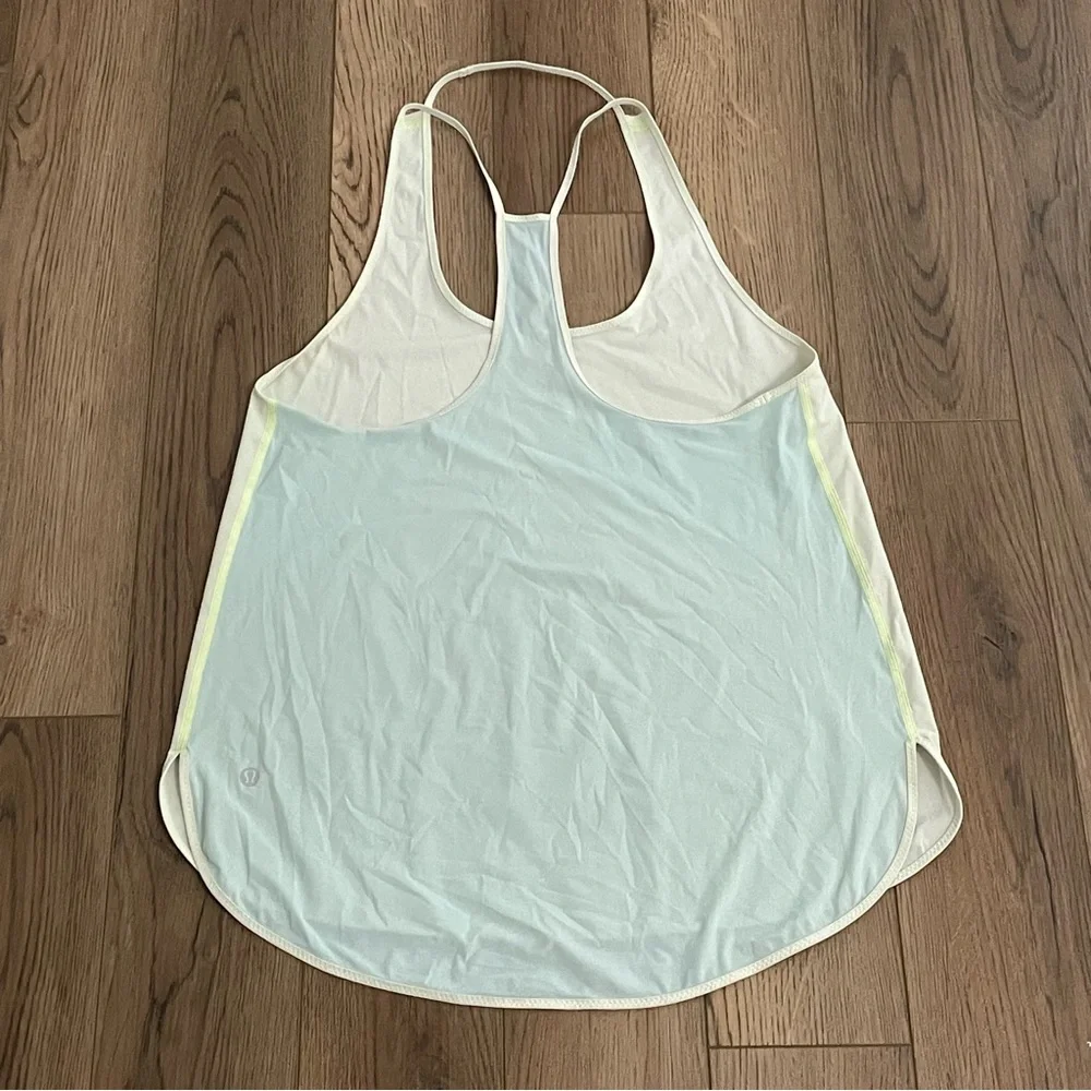 Lululemon‎ Racerback Green Blue Tank Top